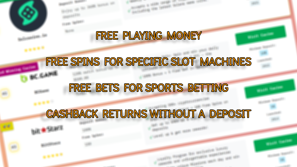 No deposit bonus offers